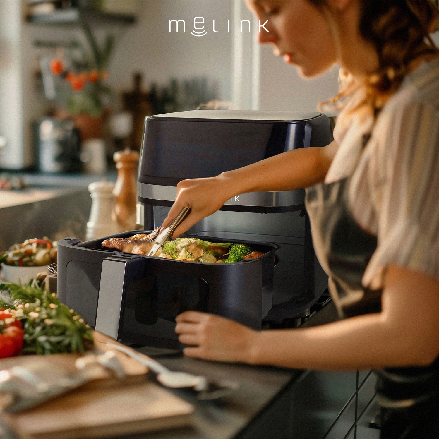 Air Fryer XL - Heißluftfritteuse - MELINK - 8,6 l
