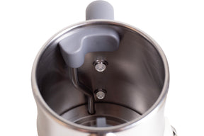 Retro electric kettle with thermometer slim