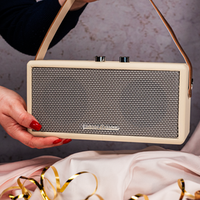 Retro Bluetooth Lautsprecher mit Softgriff Vintage Cuisine