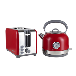 Retro-Küchenset mit Wasserkocher 1,7L und Toaster Vintage Cuisine