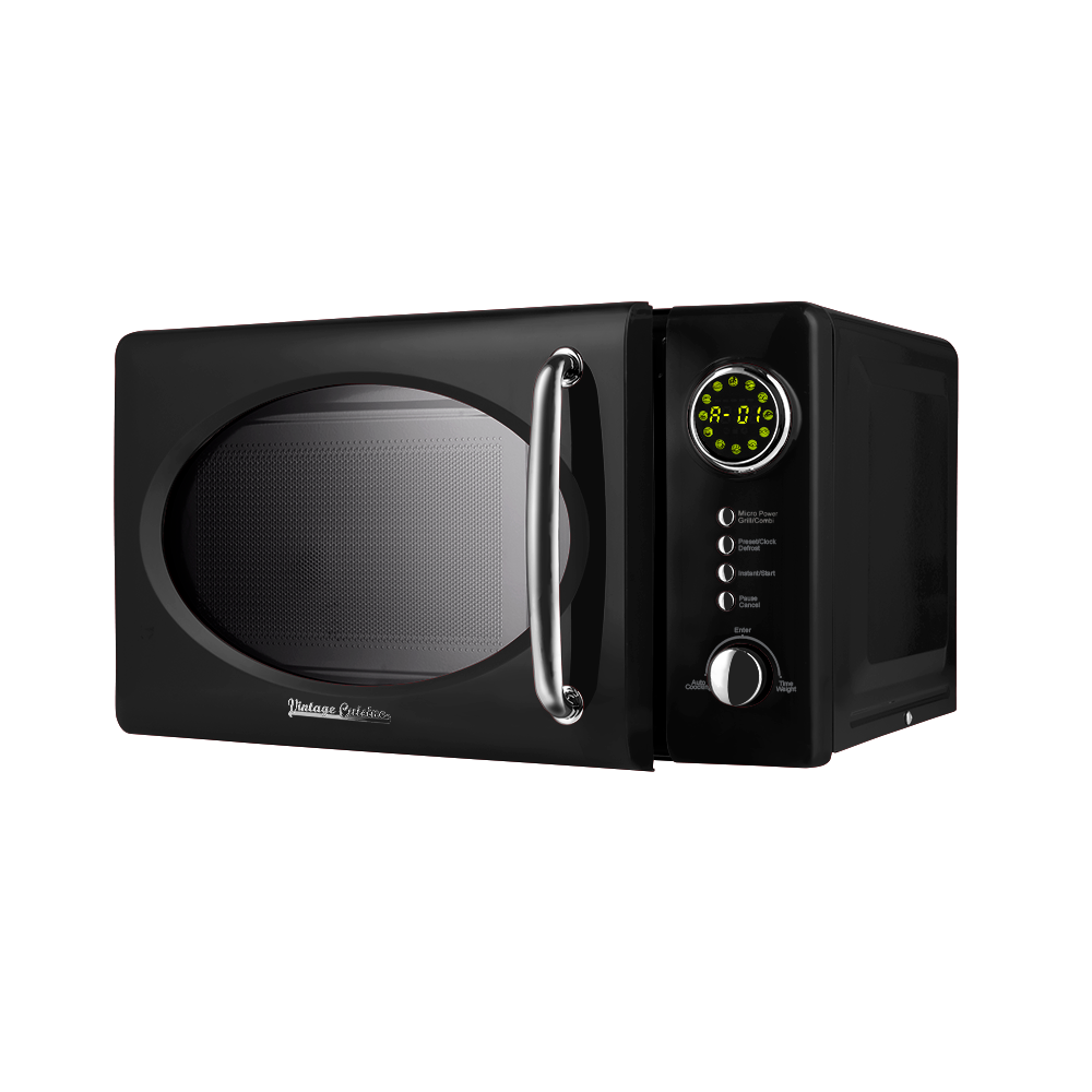  Retro microwave with display Vintage Cuisine