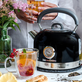 Retro-Wasserkocher mit Thermometer Vintage Cuisine