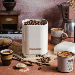 Retro-Küchenbehälter für trockene Produkte