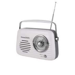 Chrome retro radio with bluetooth speaker by Vintage Cuisine