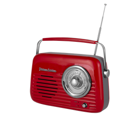 Chrome retro radio with bluetooth speaker by Vintage Cuisine