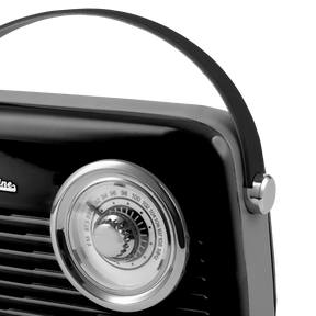 Chrome retro radio with bluetooth speaker by Vintage Cuisine