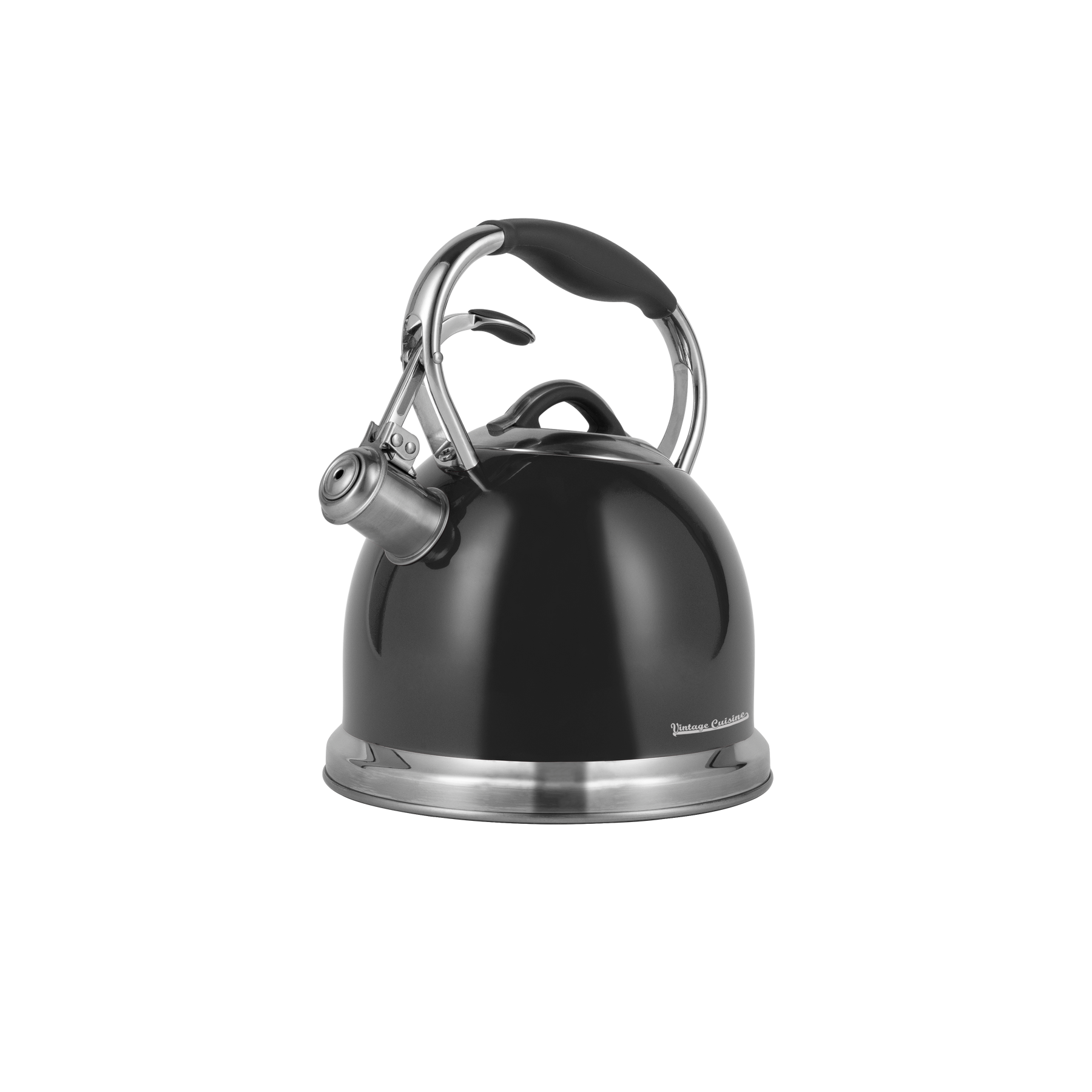 Traditional retro kettle with whistle Vintage Cuisine