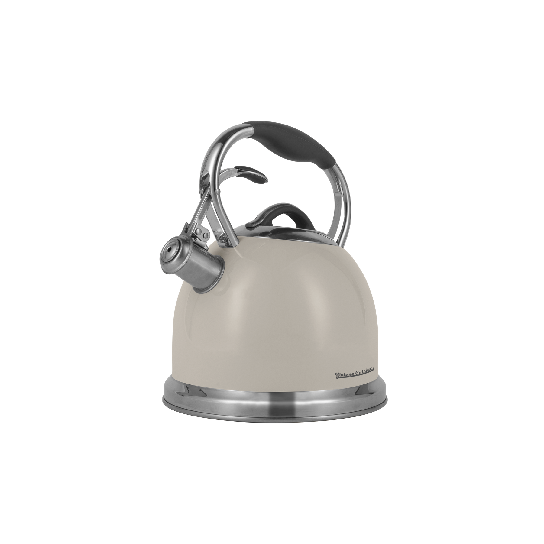 Traditional retro kettle with whistle Vintage Cuisine