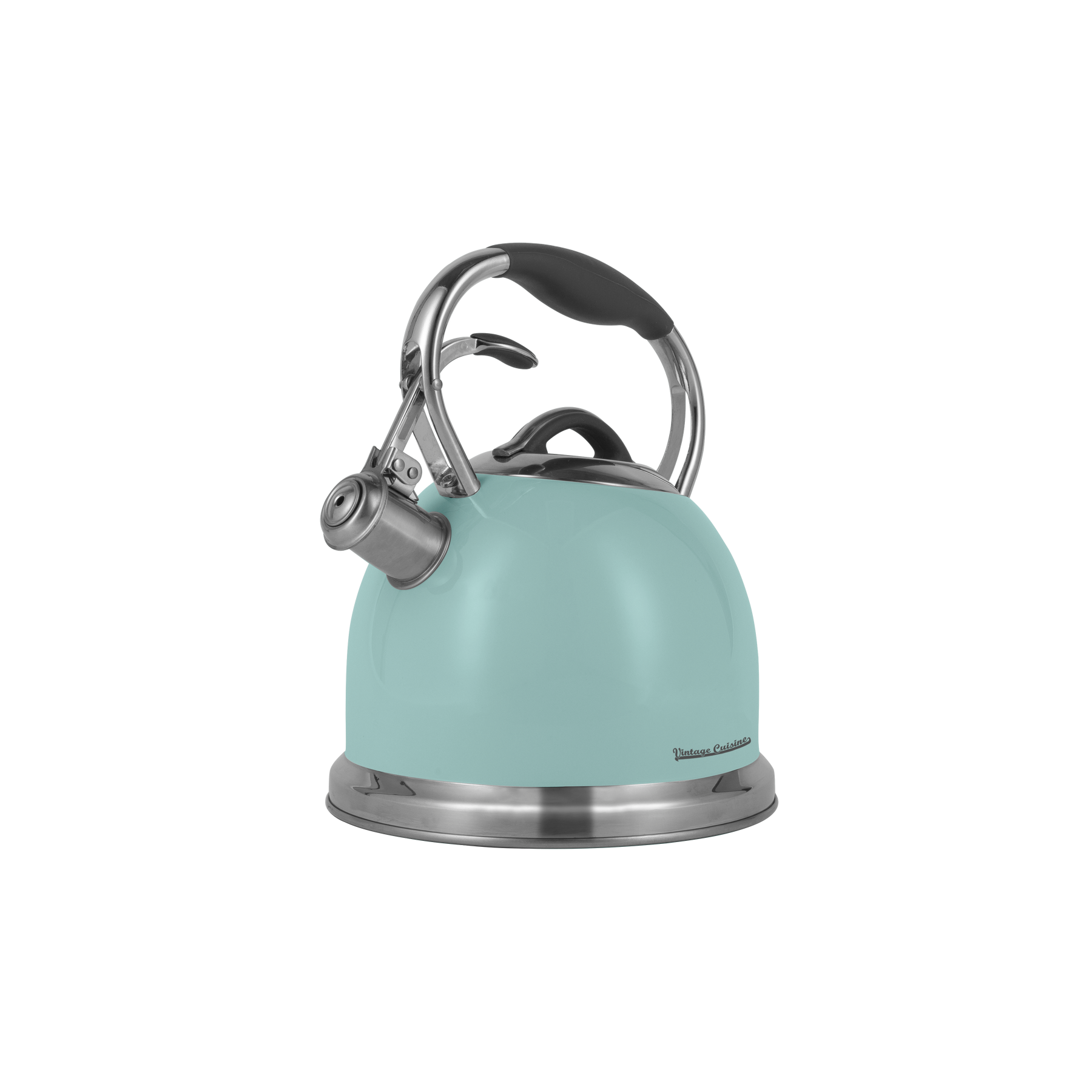 Traditional retro kettle with whistle Vintage Cuisine