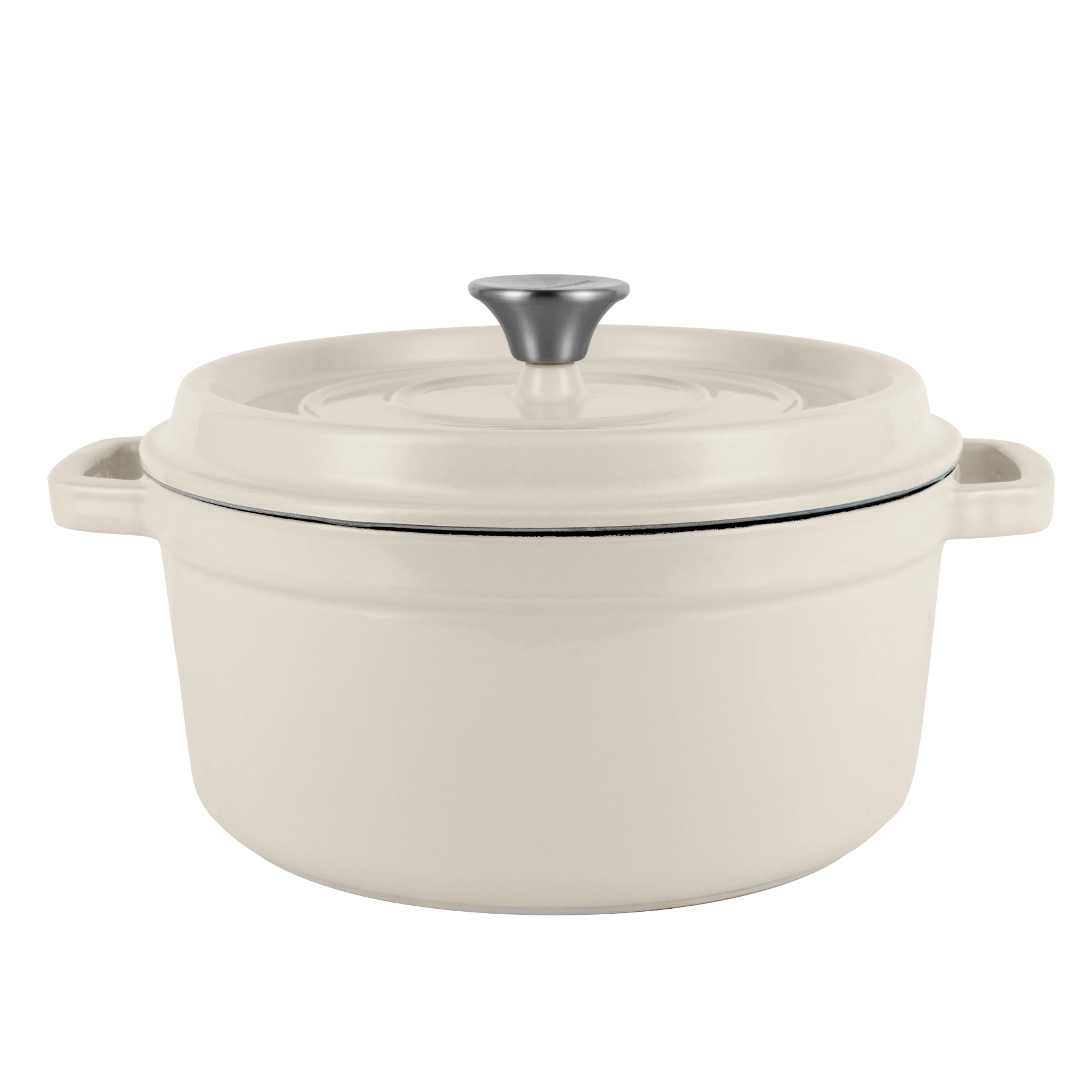 Enameled cast iron pot with lid 4,3L by Vintage Cuisine