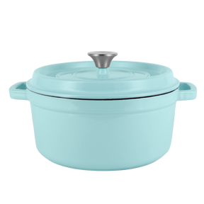 Enameled cast iron pot with lid 4,3L by Vintage Cuisine