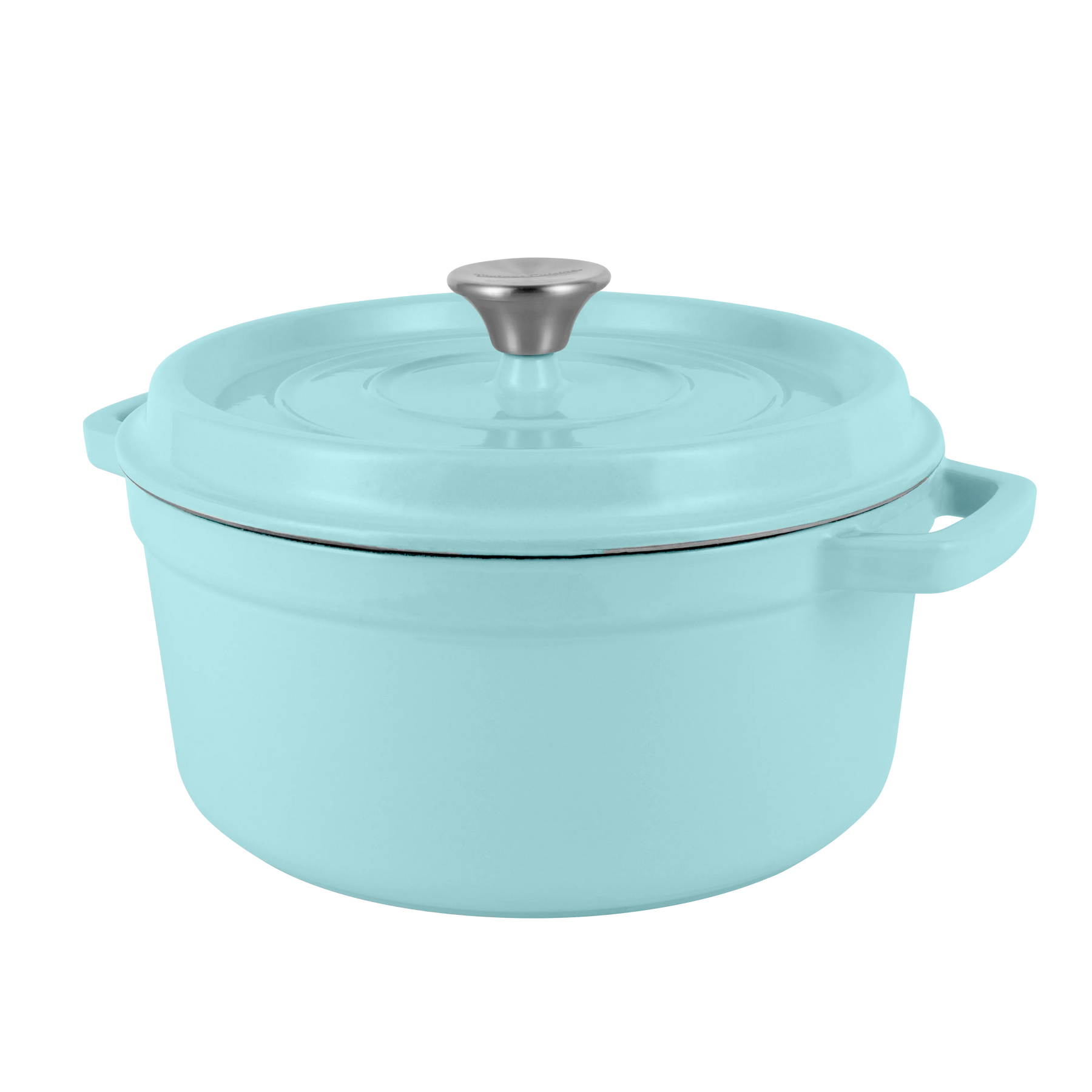 Enameled cast iron pot with lid 4,3L by Vintage Cuisine