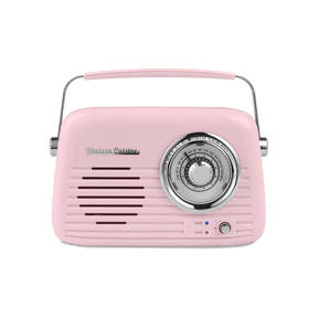 Verchromtes Retro-Radio mit Bluetooth-Lautsprecher von Vintage Cuisine