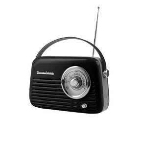 Verchromtes Retro-Radio mit Bluetooth-Lautsprecher von Vintage Cuisine