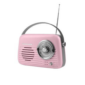 Verchromtes Retro-Radio mit Bluetooth-Lautsprecher von Vintage Cuisine